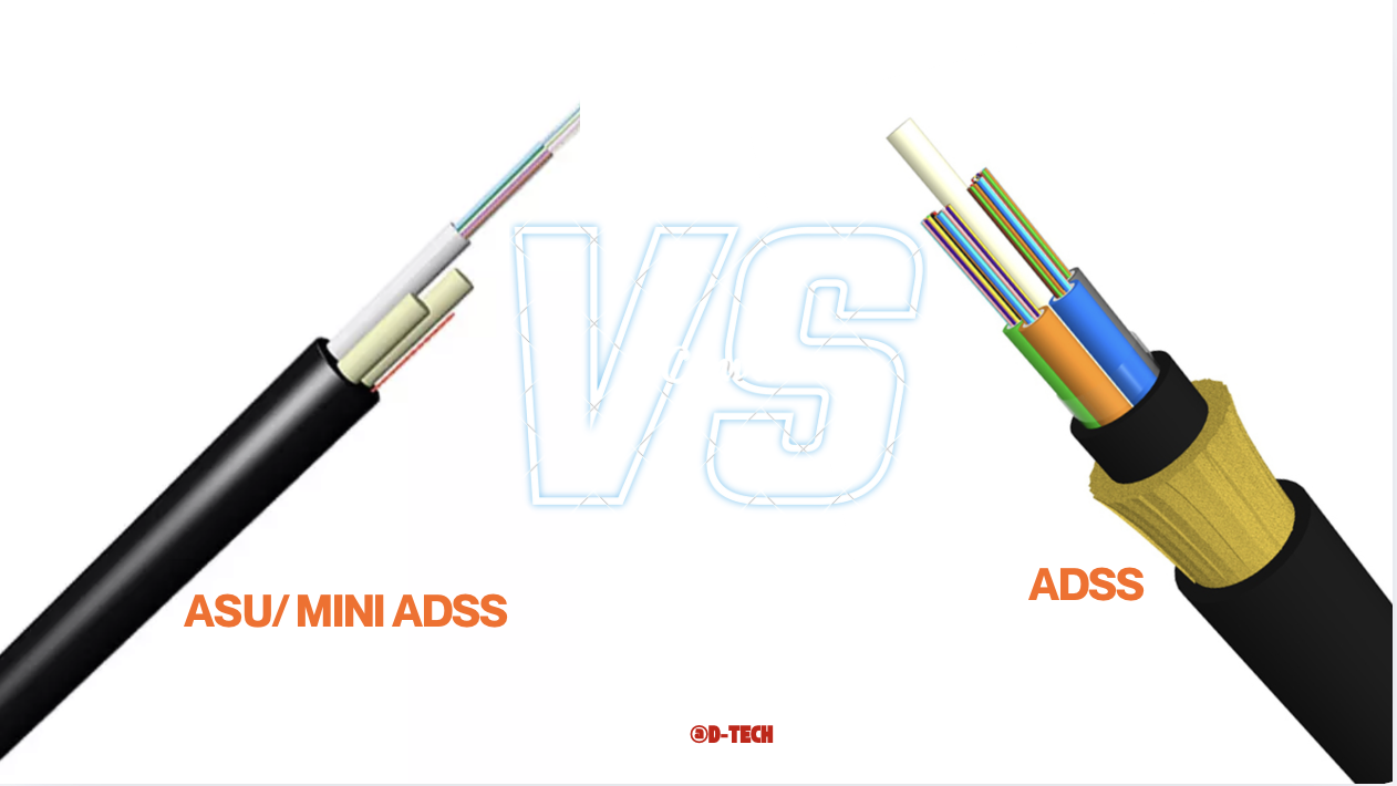 ASU Fiber cable Vs ADSS Fiber cable.